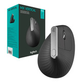 Mouse Bluetooth Ergonomico Logitech Mx Vertical Color Negro