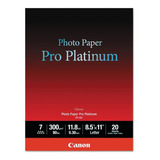 Canon Papel Fotografico Pro Platinum Pt-101 8.5x11 20 Hojas