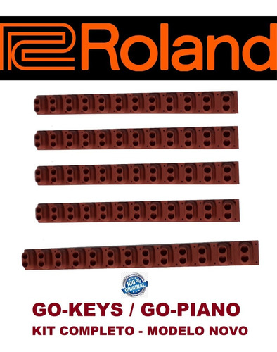 Borracha Teclado Roland Go Keys 61 / Go Piano / Kit Original