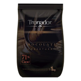 Chocolate Cobertura 71% Cacao Tronador X 1 Kilo Lodiser