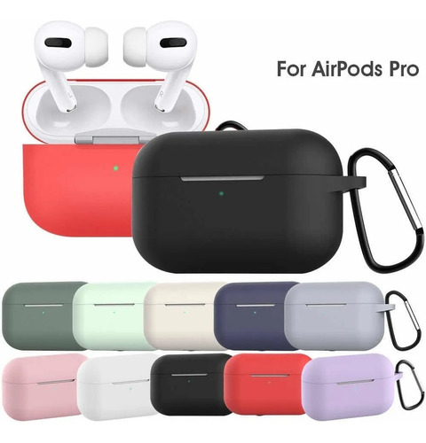 Funda De Silicona Para AirPods Pro / Variedad Colores