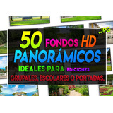 50 Fondos Panorámicos Hd Digitales Para Foto-montaje