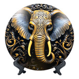 Adorno Placa Cartel Retro Elefante Decoracion Hogar Jardin