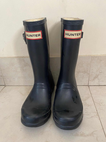 Botas De Lluvia Niños Hunter Originares Poco Uso