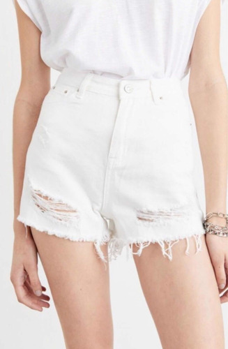 Short Jean Blanco Con Roturas St. Marie