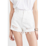 Short Jean Blanco Con Roturas St. Marie