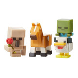 Minecraft Mini Figura  Pack De 3