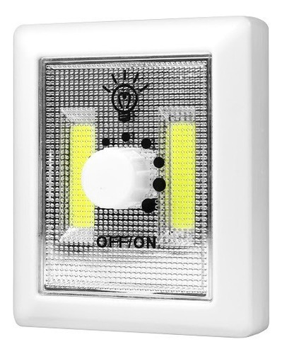 Luminaria Led Interruptor Dimerizável Iluminação P/ Móveis Cor Branco