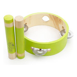 Set Musical Infantil X 2 Unidades Aro Con Sonajas Y Claves