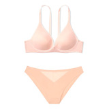 Conjunto Bra Y Pantie Brasileña Victoria's Secret Nude