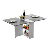 Mesa Centro Zao Comedor Plegable Moderno Muebledeco Humo