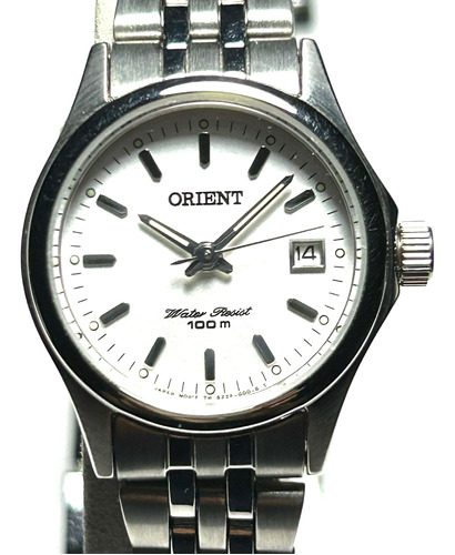 Reloj Orient Quartz Dama De Acero Inoxidable Mod.fsz2f001w0