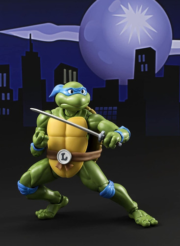 Bandai - Figura De Leonardo S.h. Figuarts Tortugas Ninja Dam