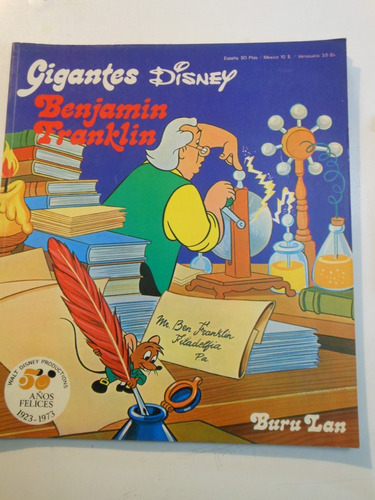 Libro Gigantes De Disney - Benjamin Franklin 