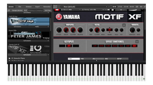 Yamaha Motif Xf8 Para Kontakt