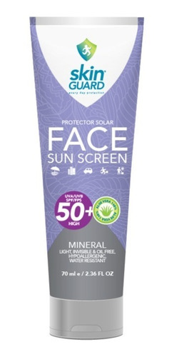 Protector Solar Facial Mineral Biodegradable Fps 50 Aloe