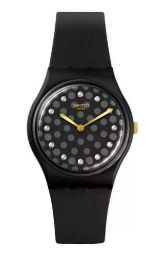 Reloj Swatch Mujer Sparkle Night So31b102 Negro