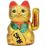 Vanenjoy 7 Beckoning Cerámica Maneki Neko Lucky Fengshui Ga