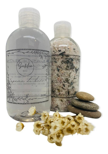 Kit Espumas De Baño + Sales Lavanda Relajante Spa Sukhaeco