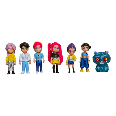 7 Juguetes Figuras Guerreras K-pop | Envío gratis