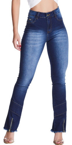 Calça Jeans Flare Petit Tendência Inverno Moda Para Baixinha