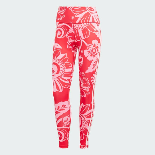 Legging 7/8 adidas X Farm Rio - Vermelho adidas Im2379