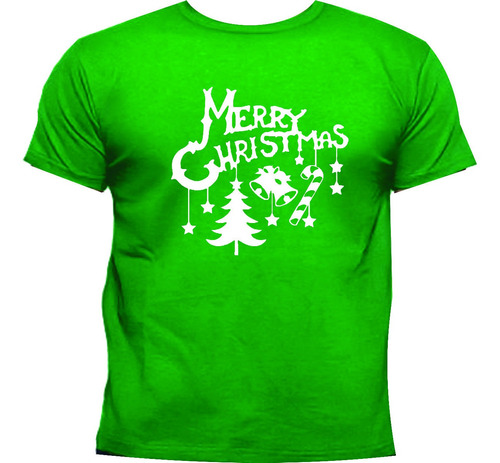 Camisetas Navideñas Merry Christmas I Navidad Adultos Niños 