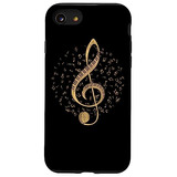 Funda Para iPhone SE (2020) / 7 / 8 Piano Music