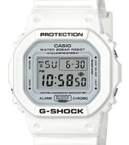 Relógio Casio Unissex G-shock Branco Dw-5600mw-7dr