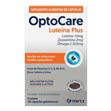 Optocare Luteína Plus 30 Cápsulas Gelatinosas