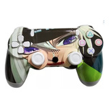 Joystick Inalambrico Dualshock 4 Mando Diseño Anime 