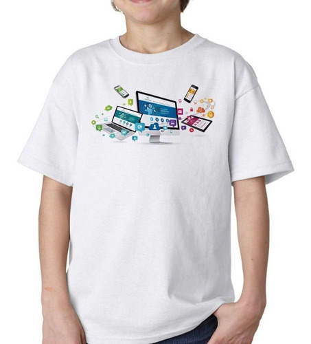 Remera De Niño Computer Tablets Celulares Informatica