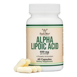 Acido Alfa Lipoico 600 Mg 60cap - Unidad a $1441