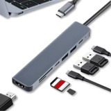 Hub Usb Adaptador Dock Thunderbolt Hdmi 4k Tipo C Usb 3.0