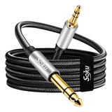 Soku Cable Amplificador Estéreo Trs 3.5 Mm A 6.35 Multimedia