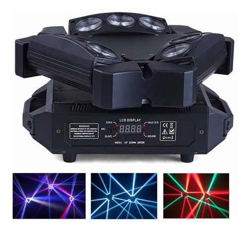 Hsl Cabeza Móvil Dj Luces Haz Luz Rgb Dj Etapa Luz Dmx512 So