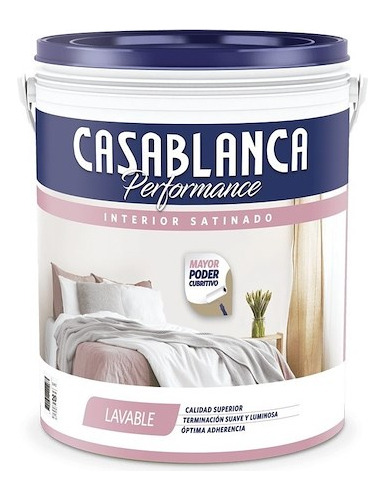 Casablanca Latex Satinado Performance 20lts + Regalo