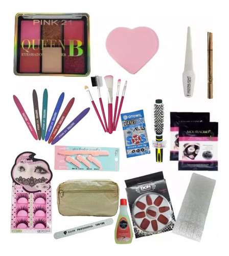 Set De Maquillajes Profesional Leather Full 03 Combo Surtido