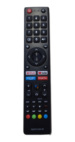 Control Remoto Smart Tv Marca Hyundai Smart Netflix Youtube 