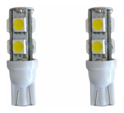 X2 Luz Posición T10 W5w 5 Smd Blanco 24v - Muelita