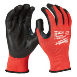 Guantes Anticorte Nvl 3 Talla M Bañados En Nitrilo Milwaukee