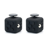 Cubo Fidget, Juguetes Relajantes Antiestrés (2 Negros)...