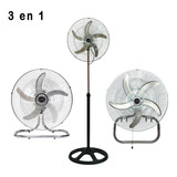 Ventilador 18 Pulgadas T251 5 Aspas Metal 90 Watts 3 En 1