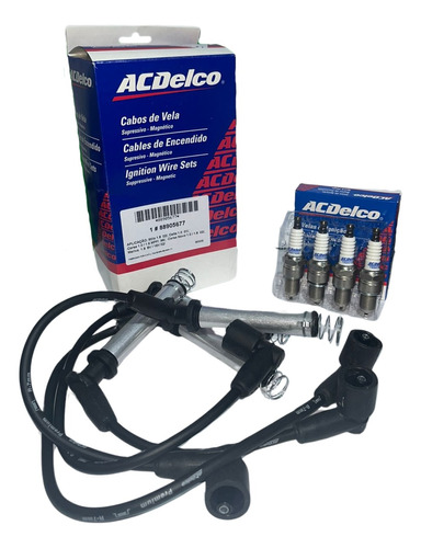 Kit Cables Y Bujías Chevrolet Corsa Classic Acdelco 1.4/1.6 