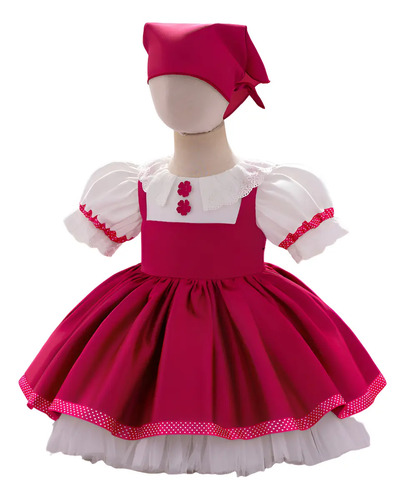 Vestido De Cosplay De Masha Y Oso Para Niñas \ --