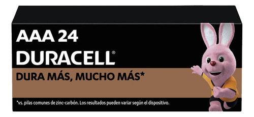 Pilas 24 Baterías Duracell Aaa Alcalina Larga Duracion Kit