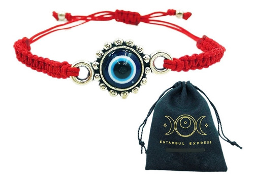 Pulsera De Hilo Rojo Con Ojo Turco Proteccion Contra Envidia