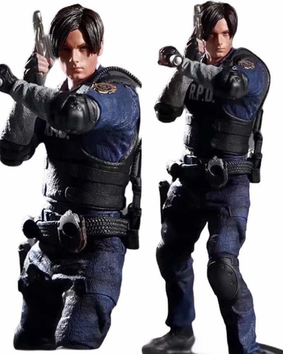 Resident Evil 2 Leon Kennedy Estátua Figure Versão (bootleg)
