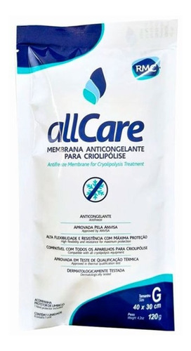 Manta Membrana Anticongelante Crio Rmc All Care 40x30cm - G Tipo De Embalagem Bag