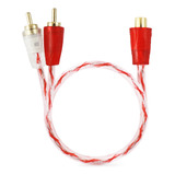 Cabo Veicular Rca Y Bronze Coaxial Stetsom 30 Cm Flexível